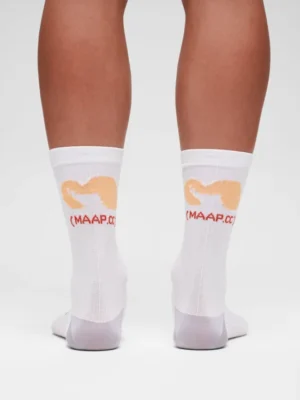 Calcetines MAAP Strata Team Sock White Sorbet - ZZBIKE