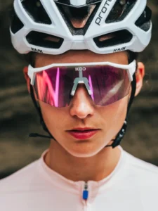 ZZBIKE - Tienda de Ciclismo Premium Perú Lentes KOO Alibi Blanco Mate / Fotocromático Fucsia - ZZBIKE