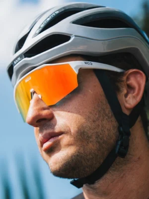 Lentes KOO Alibi Blanco Mate / Luna Roja - ZZBIKE