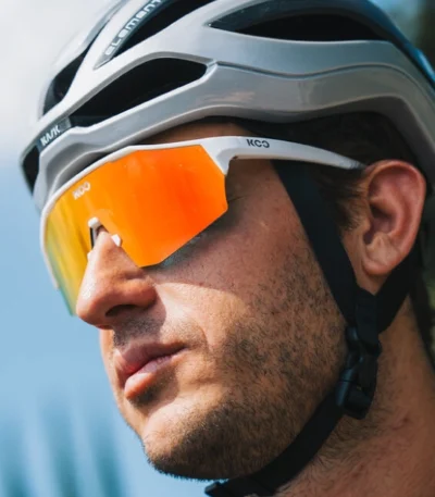 Lentes KOO Alibi Blanco Mate / Luna Roja - ZZBIKE