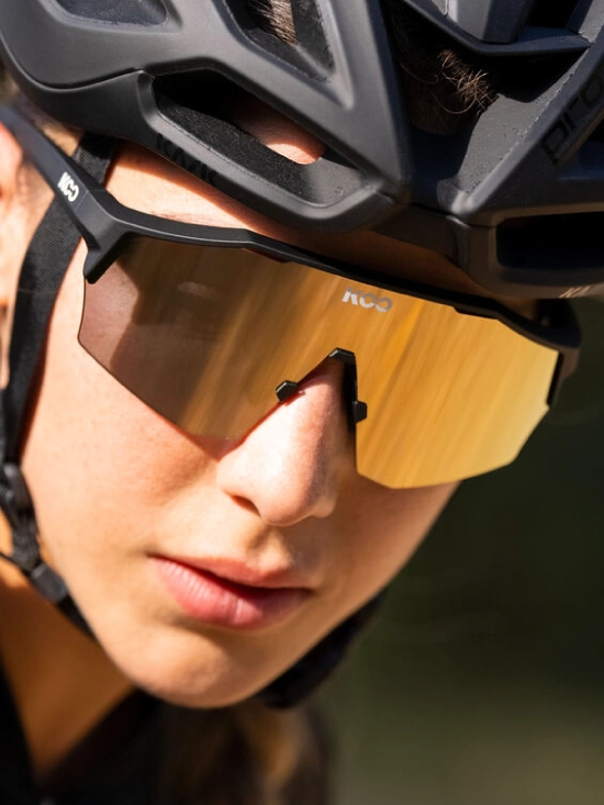 Lentes KOO Alibi Negro Mate / Lunas Doradas - ZZBIKE