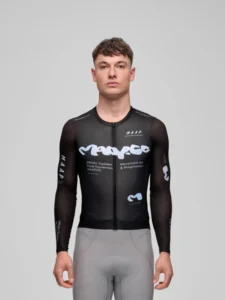 ZZBIKE - Tienda de Ciclismo Premium Perú Jersey MAAP Strata Pro Air LS 3.0 Hombre Dark Choc - ZZBIKE