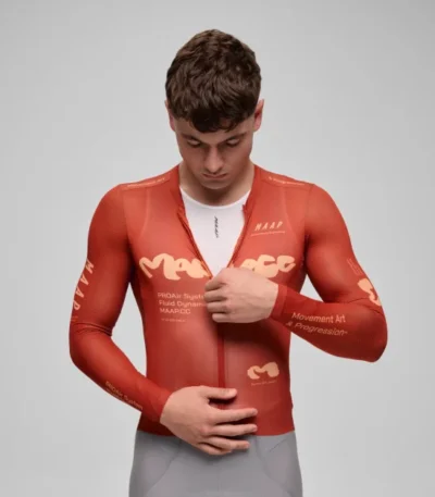 Jersey MAAP Strata Pro Air LS 3.0 Hombre Picante - ZZBIKE