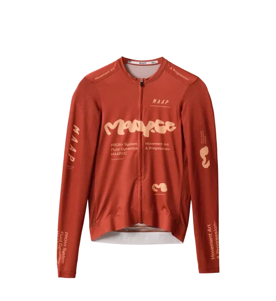 Jersey MAAP Strata Pro Air LS 3.0 Hombre Picante - ZZBIKE