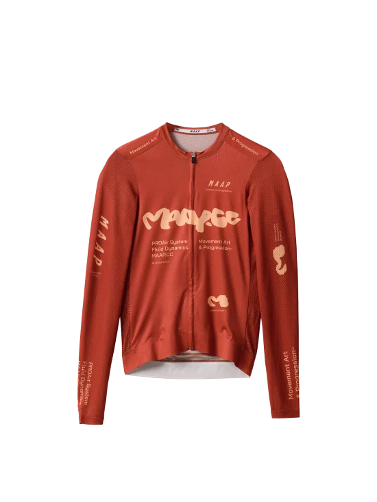 Jersey MAAP Strata Pro Air LS 3.0 Hombre Picante - ZZBIKE