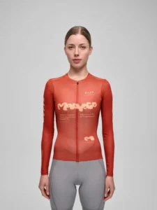 ZZBIKE - Tienda de Ciclismo Premium Perú Jersey MAAP Strata Pro Air LS 3.0 Mujer Picante - ZZBIKE