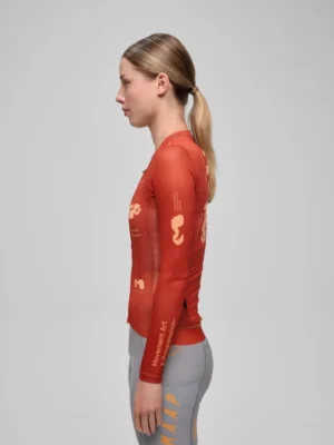 Jersey MAAP Strata Pro Air LS 3.0 Mujer Picante - ZZBIKE